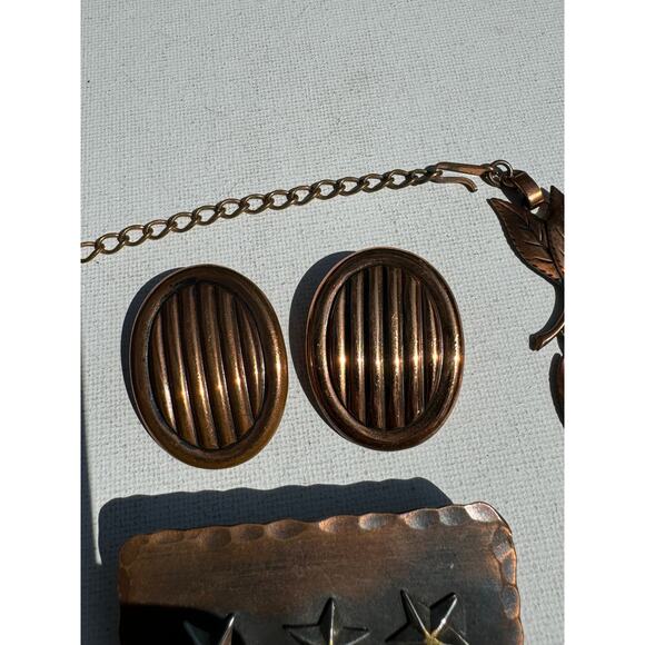 Vintage Copper Jewelry - lot of 4 - Picture 3 of 7
